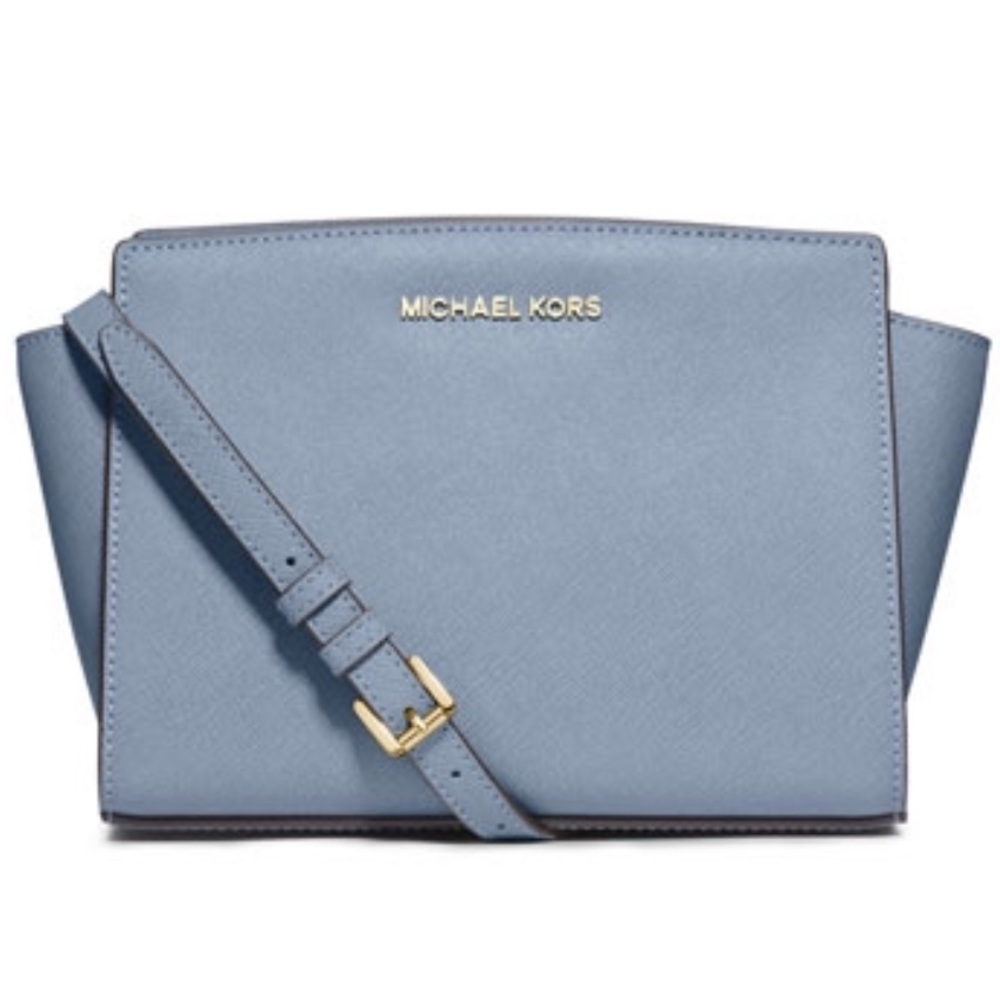 Selma Medium Messenger Bag, Blue/Dust bag included